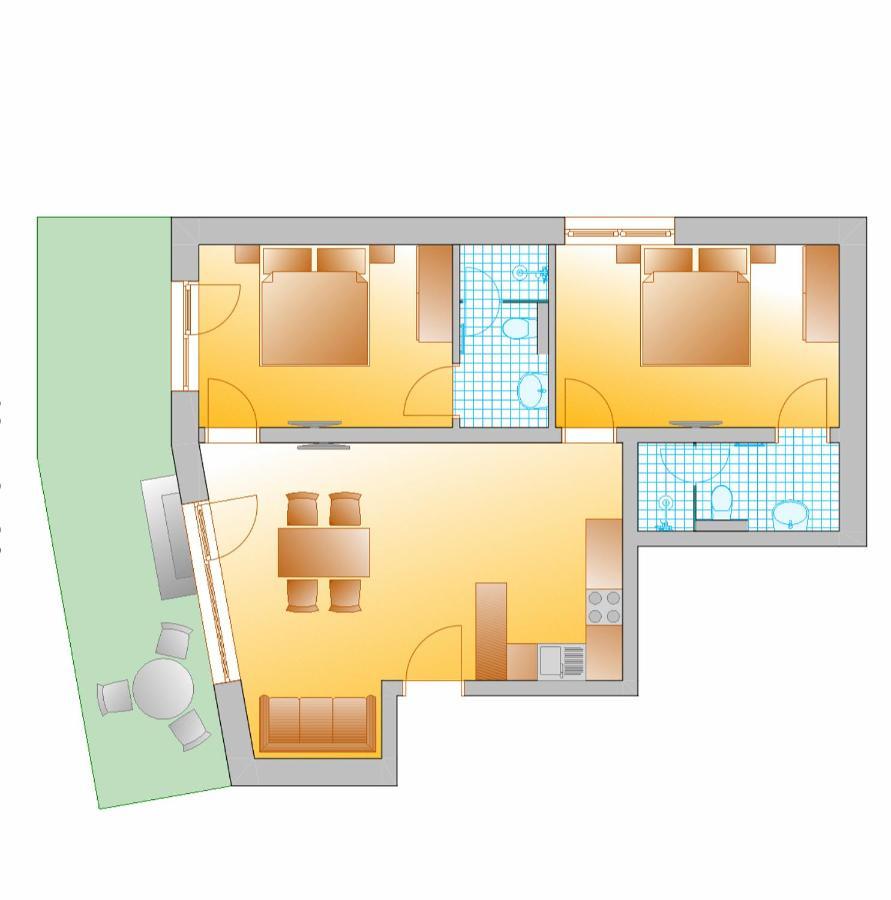 Appartement Hammerrain フラッハウ エクステリア 写真